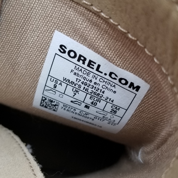 Sorel Farah Short Boot Leather Tassel Tan Bootie - Picture 5 of 7